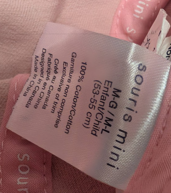 Casquette 7ans - 12ans Souris Mini*