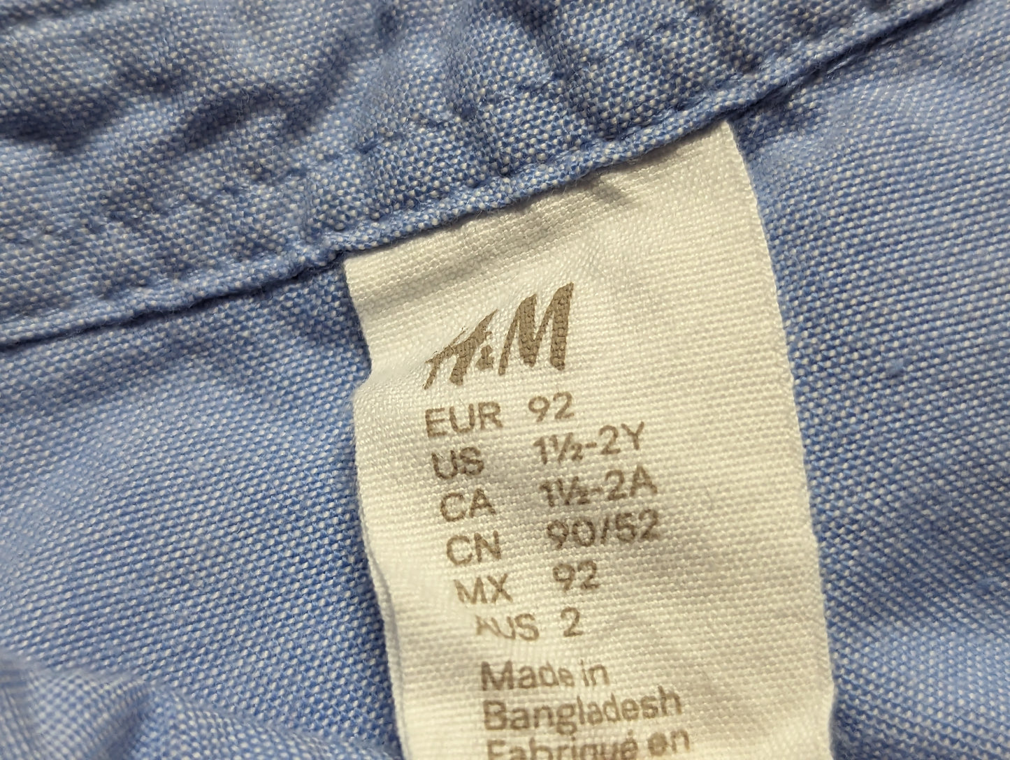 Chemise 18-24mois H&M