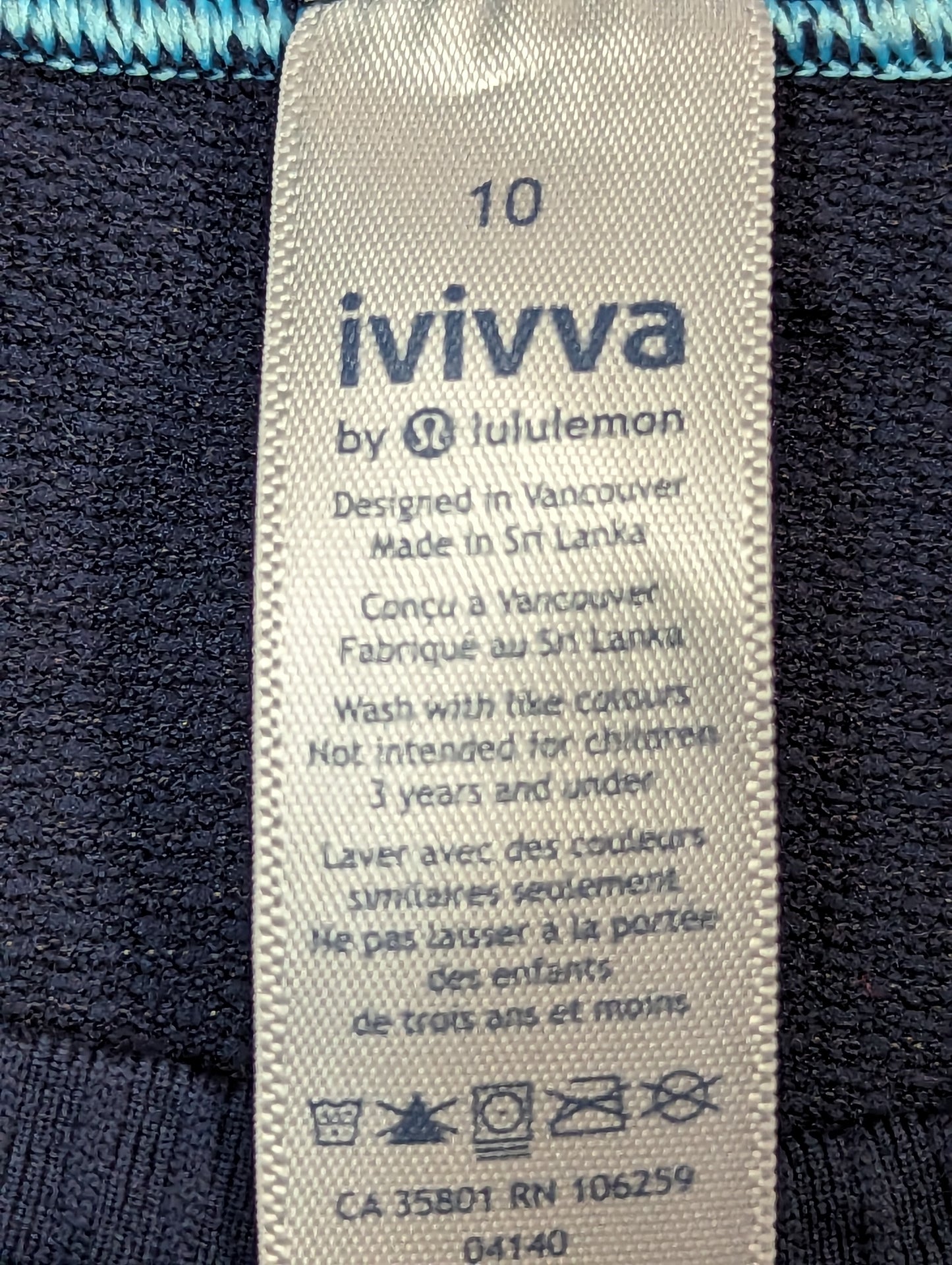 Chandail sport 10ans Ivivva par Lululemon*