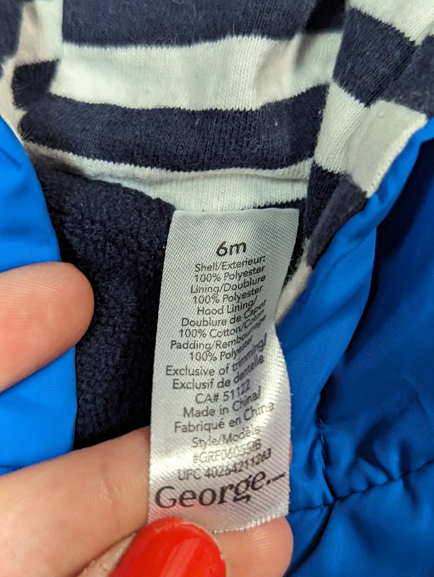 Veste sans manches / Doudoune 6mois George