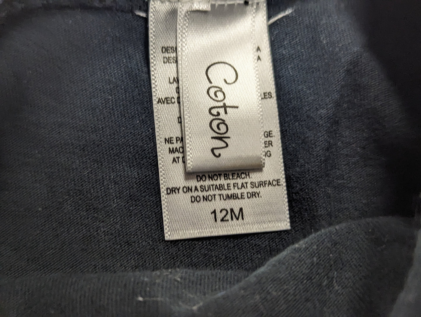 Chandail 12mois Coton Vanille