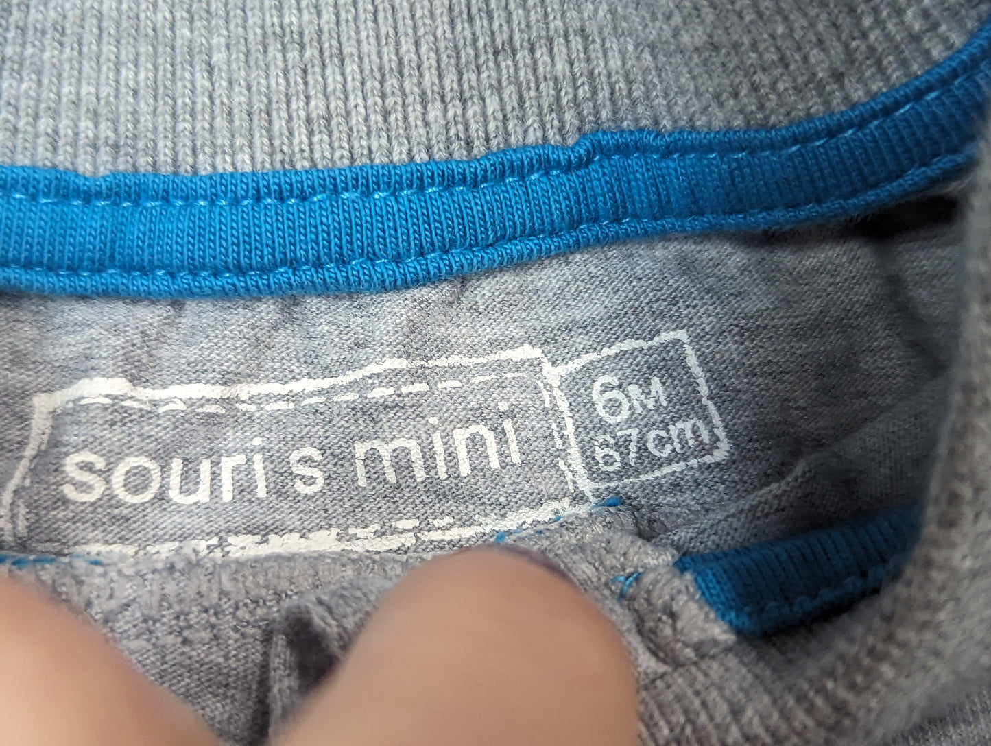 Chandail 6mois Souris mini* (C:KL)