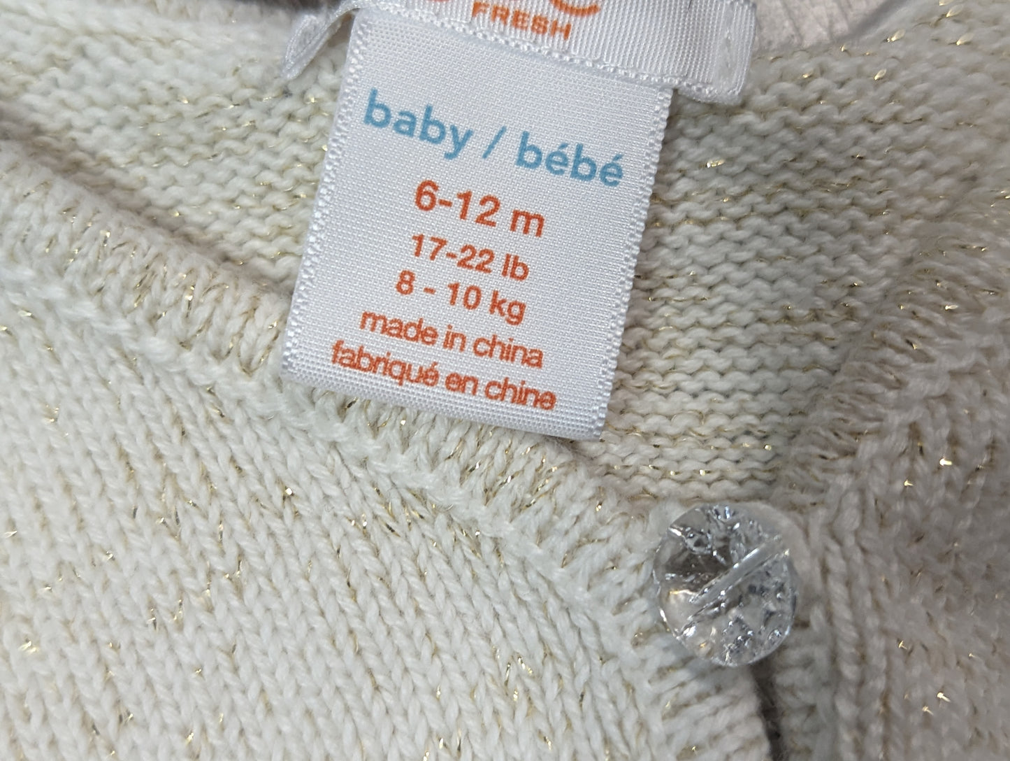 Boléro 6-12mois Joe Fresh (C:KL)