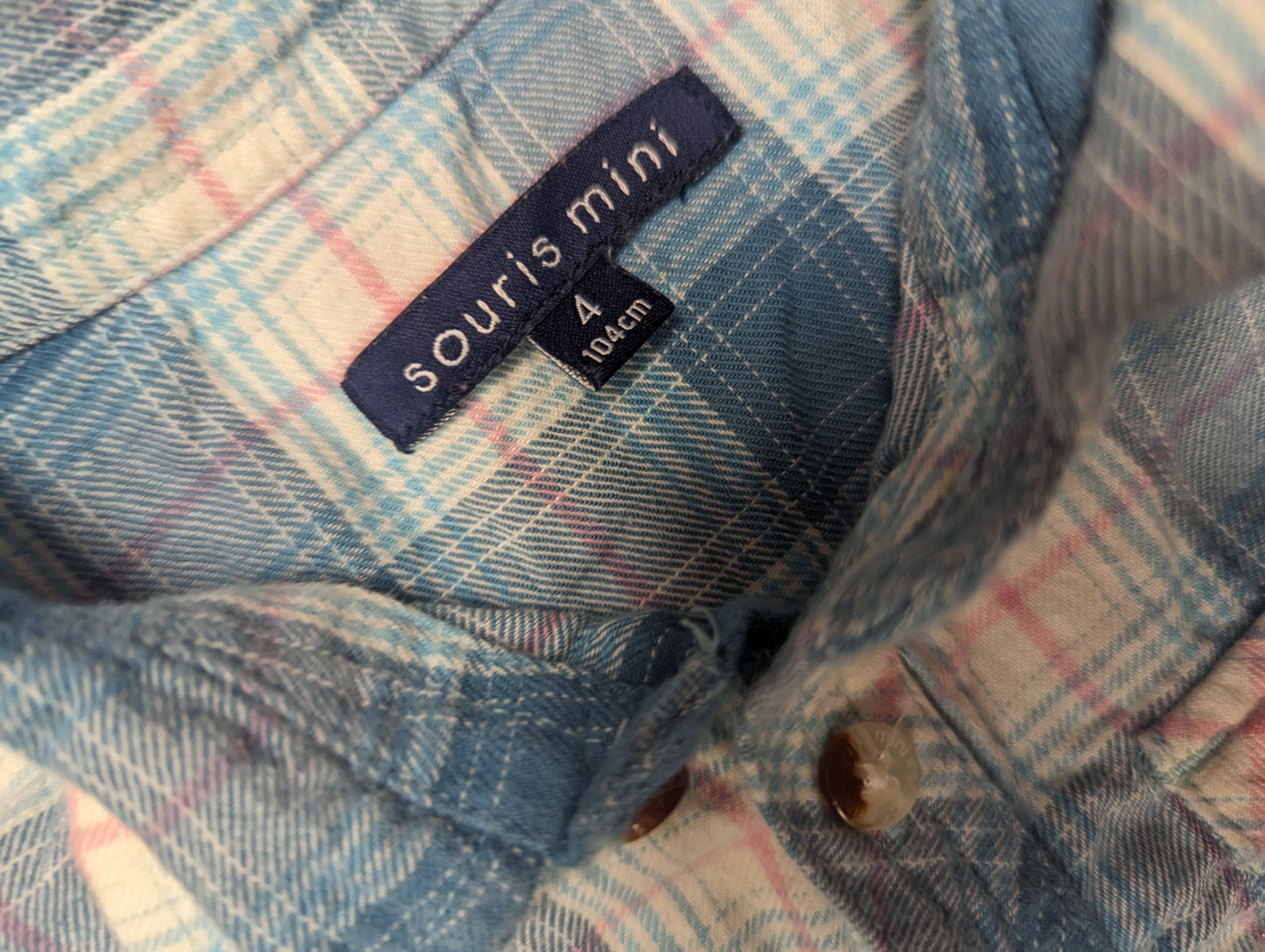 Chemise 4ans Souris mini