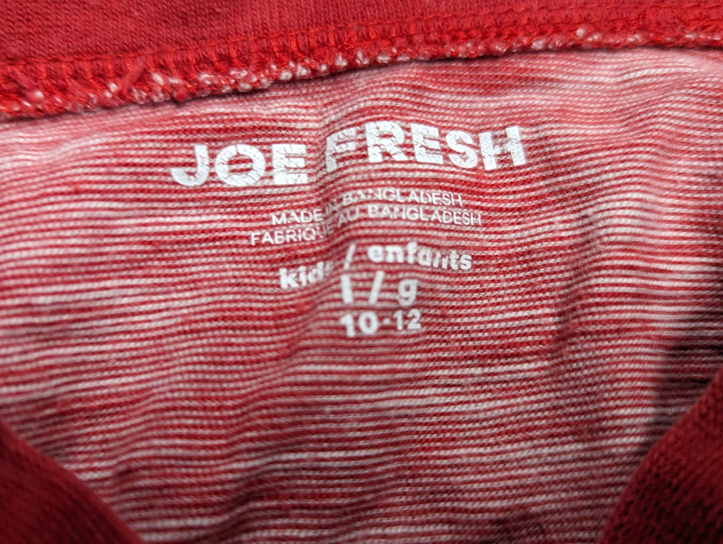 Chandail 10-12ans Joe Fresh