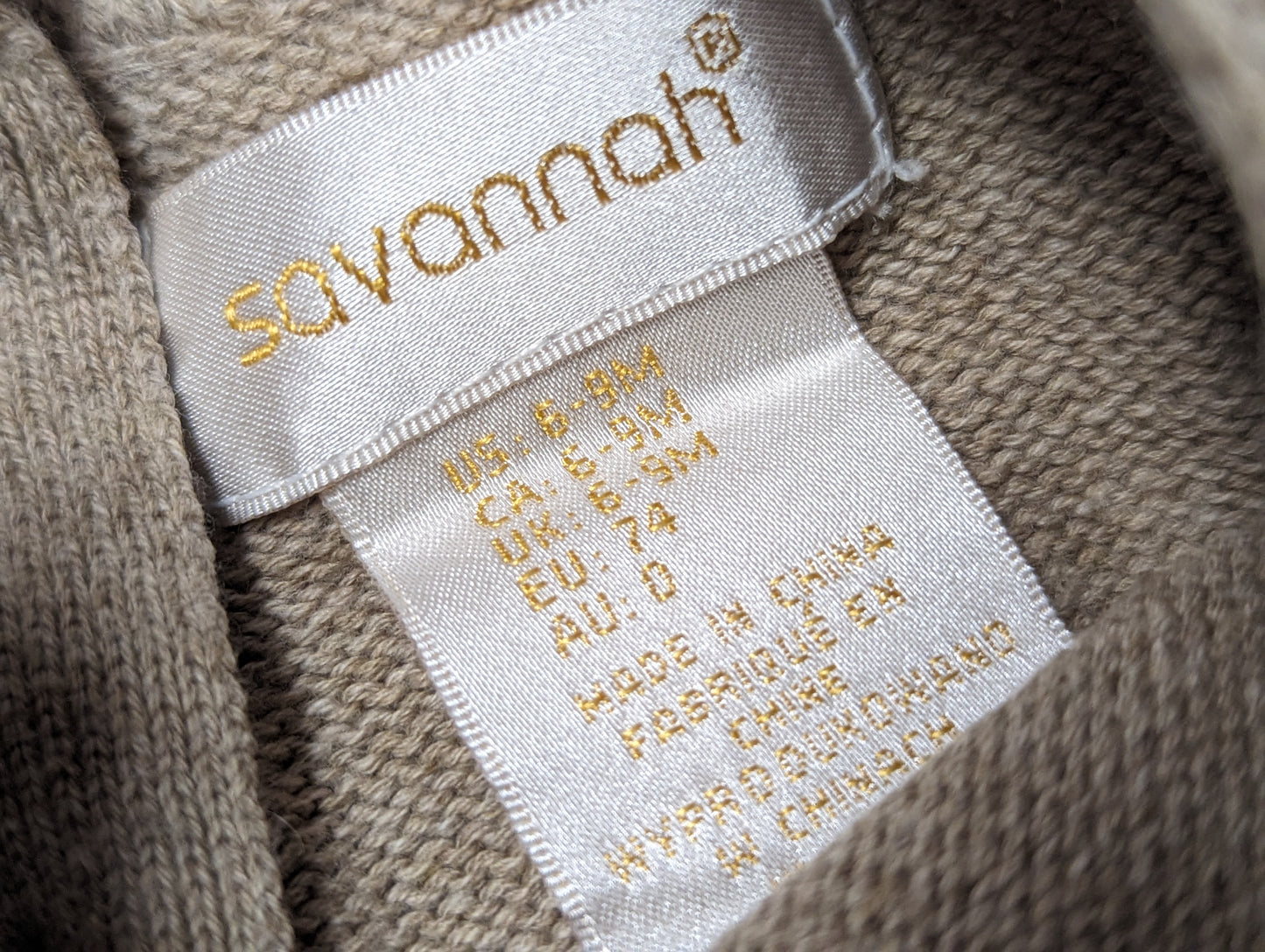 Ensemble 6-9mois Savannah