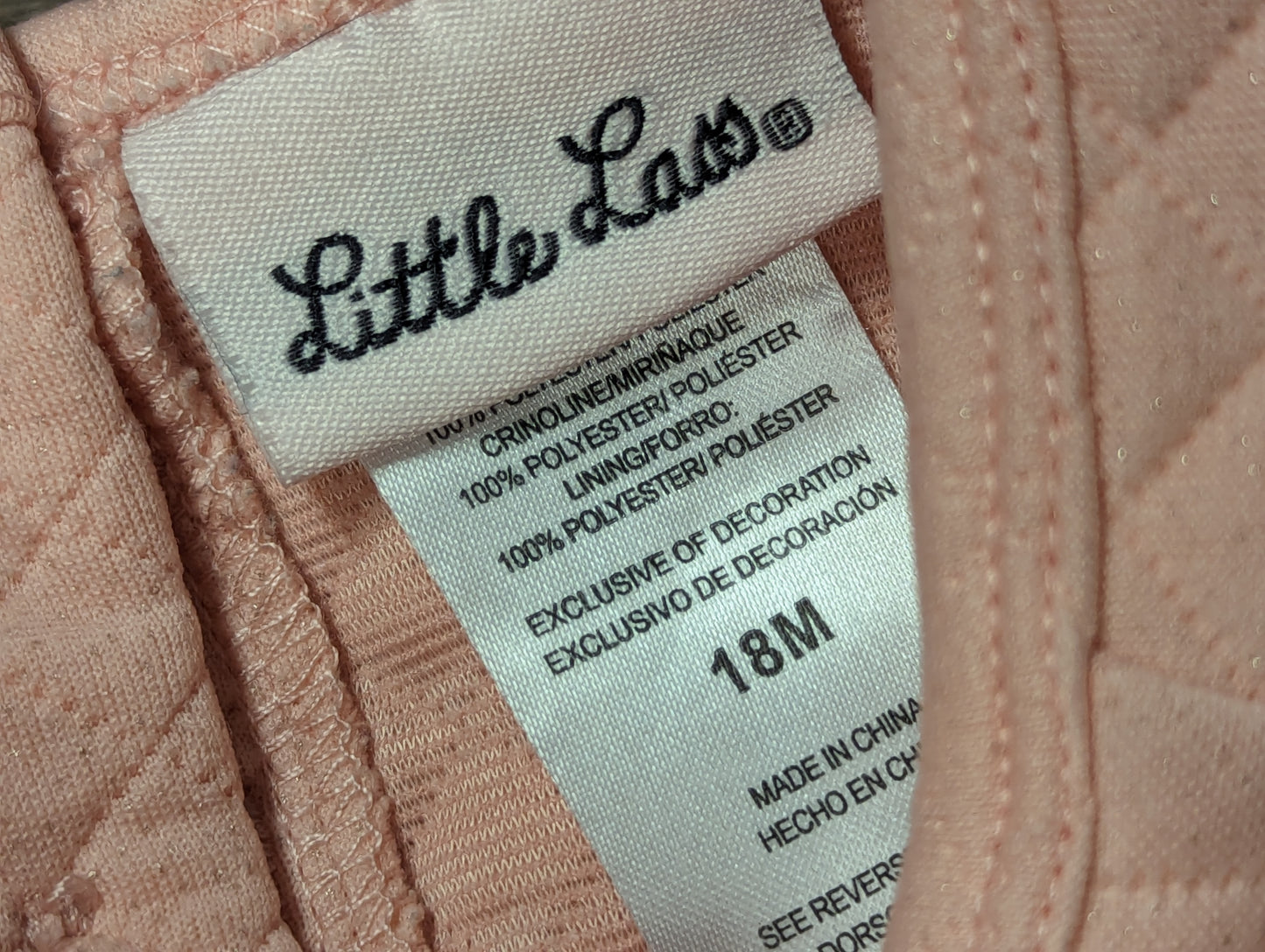 Robe 18mois Little Lass