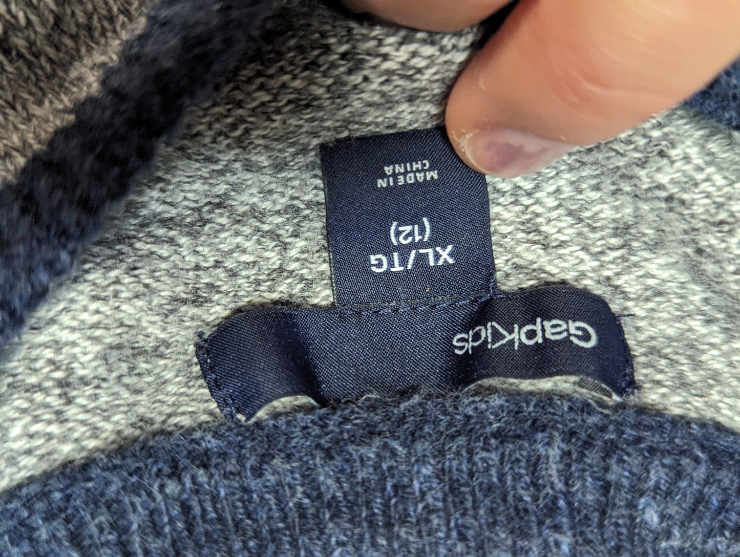 Chandail de mailles 12ans Gap