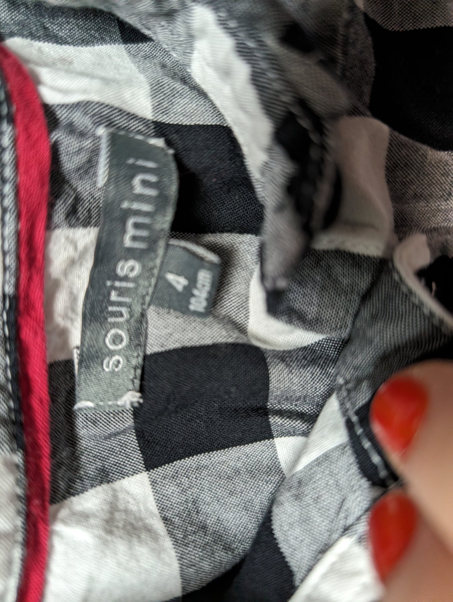 Chemise 4ans Souris mini