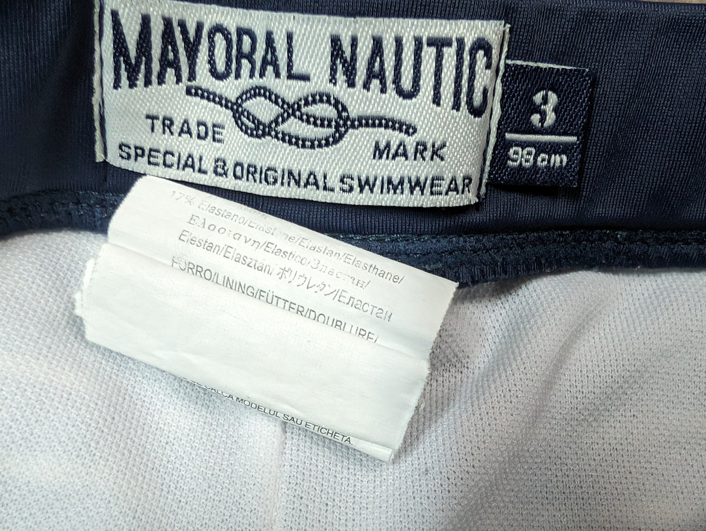 Short maillot 3ans Mayoral