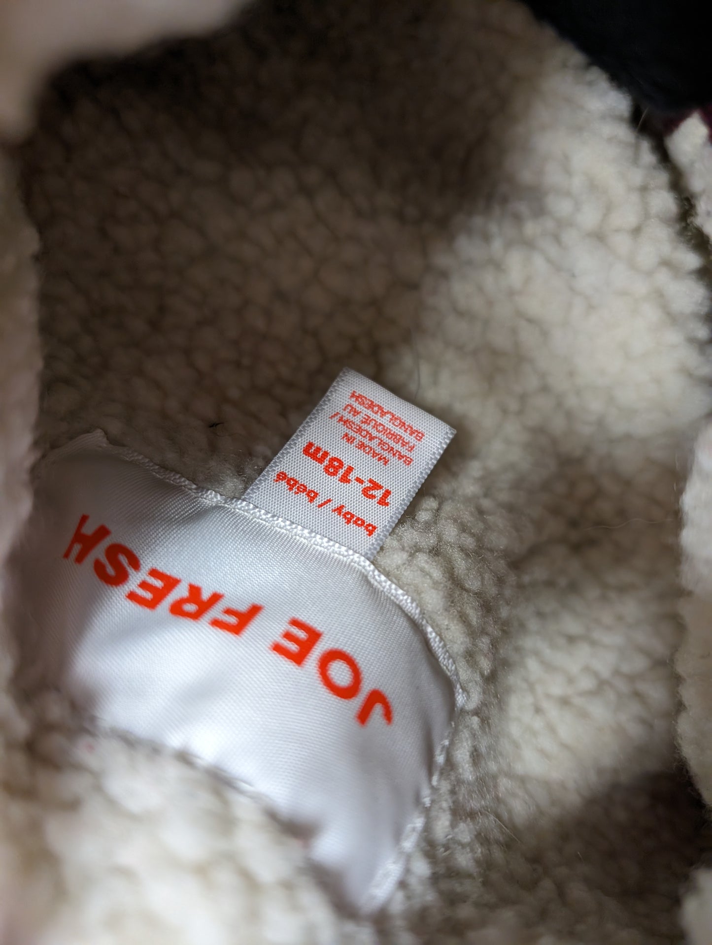 Veste épaisse 12-18mois Joe Fresh