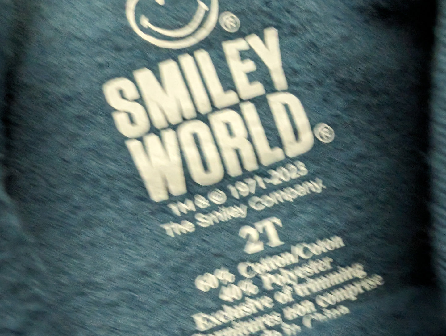 Chandail 2ans Smiley world