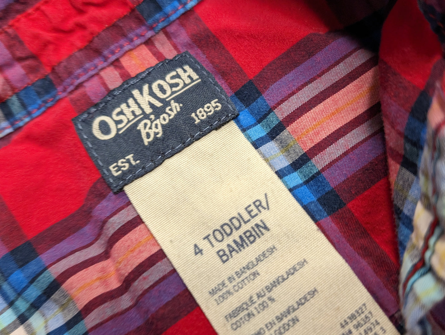 Chemise 4ans Oshkosh