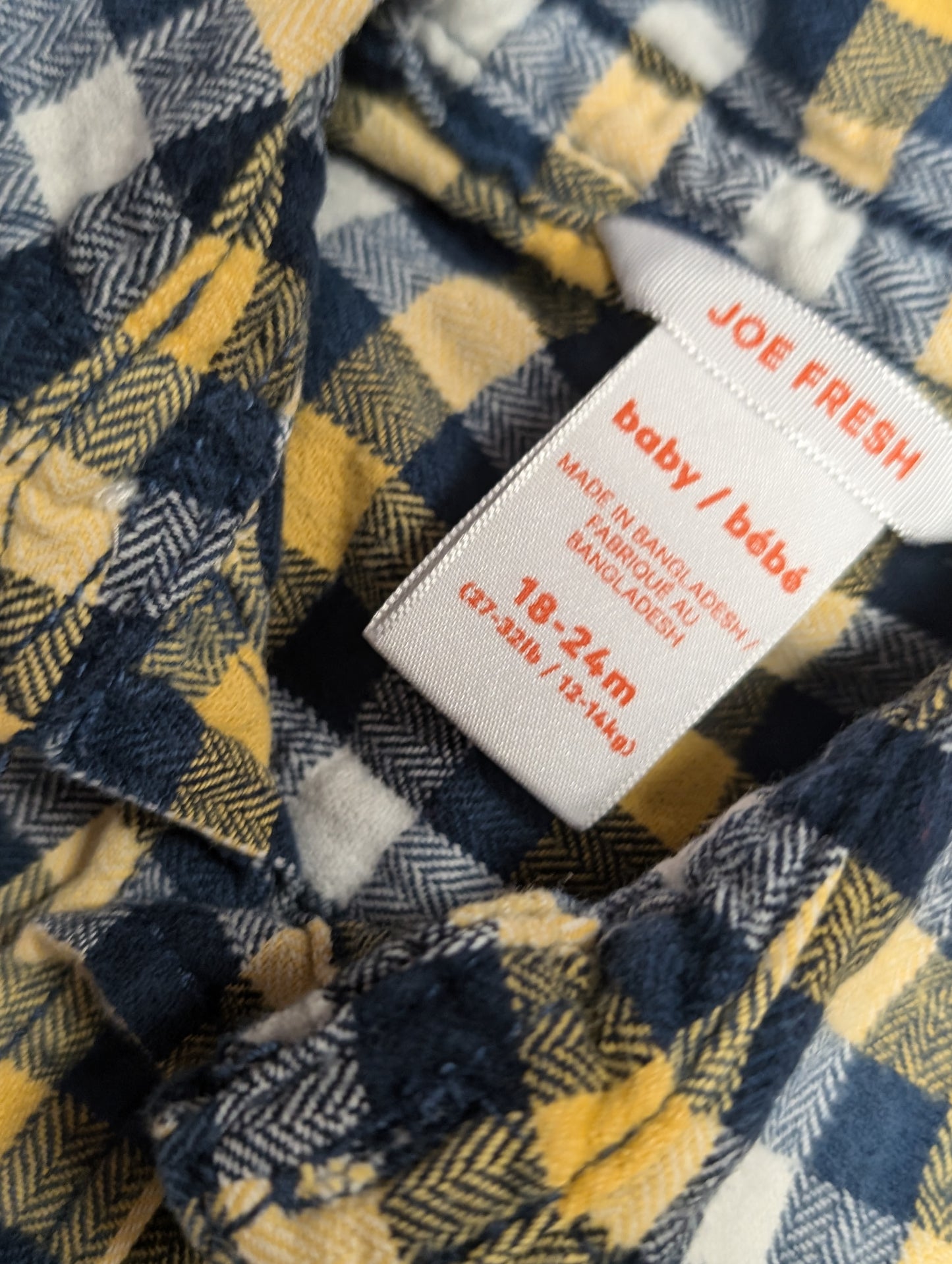 Chemise 18-24mois Joe Fresh