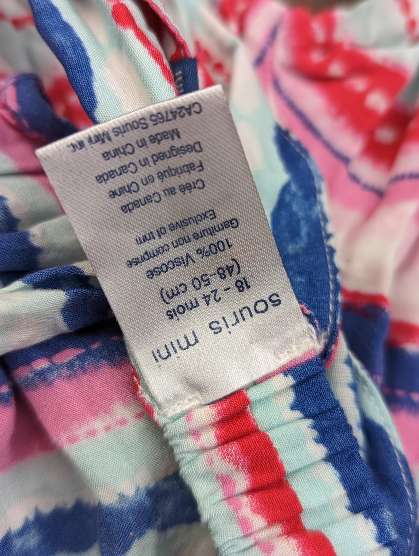 Robe et bandeau Les copines marines! 12mois Souris mini