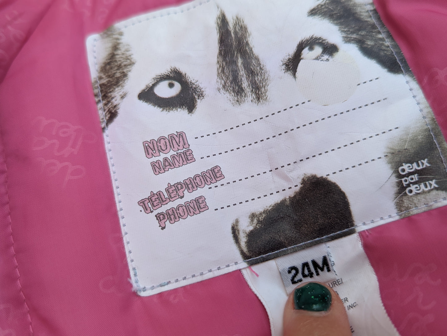 Manteau d'hiver 24mois Deux par deux