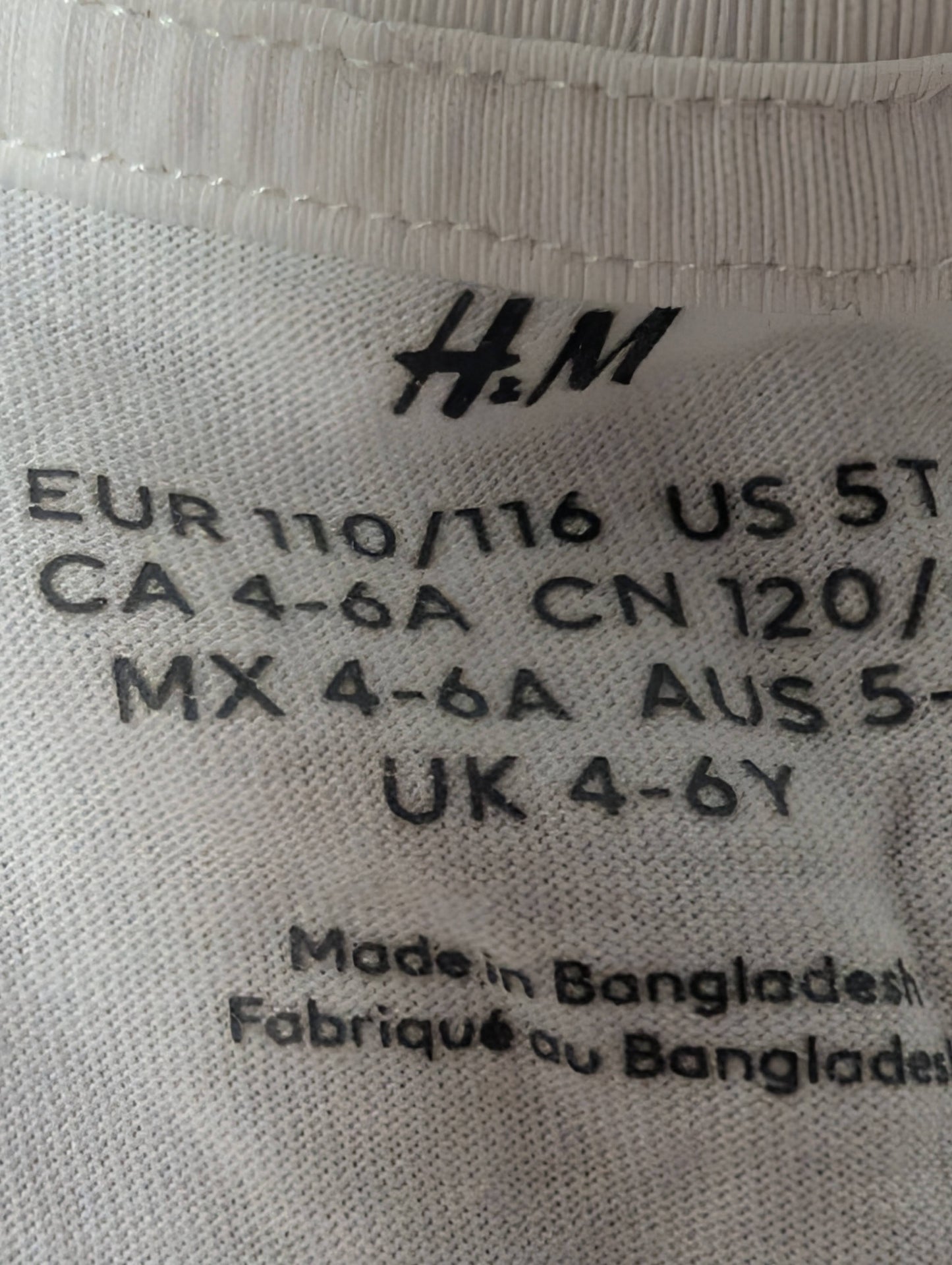 Chandail 4-6ans H&M*