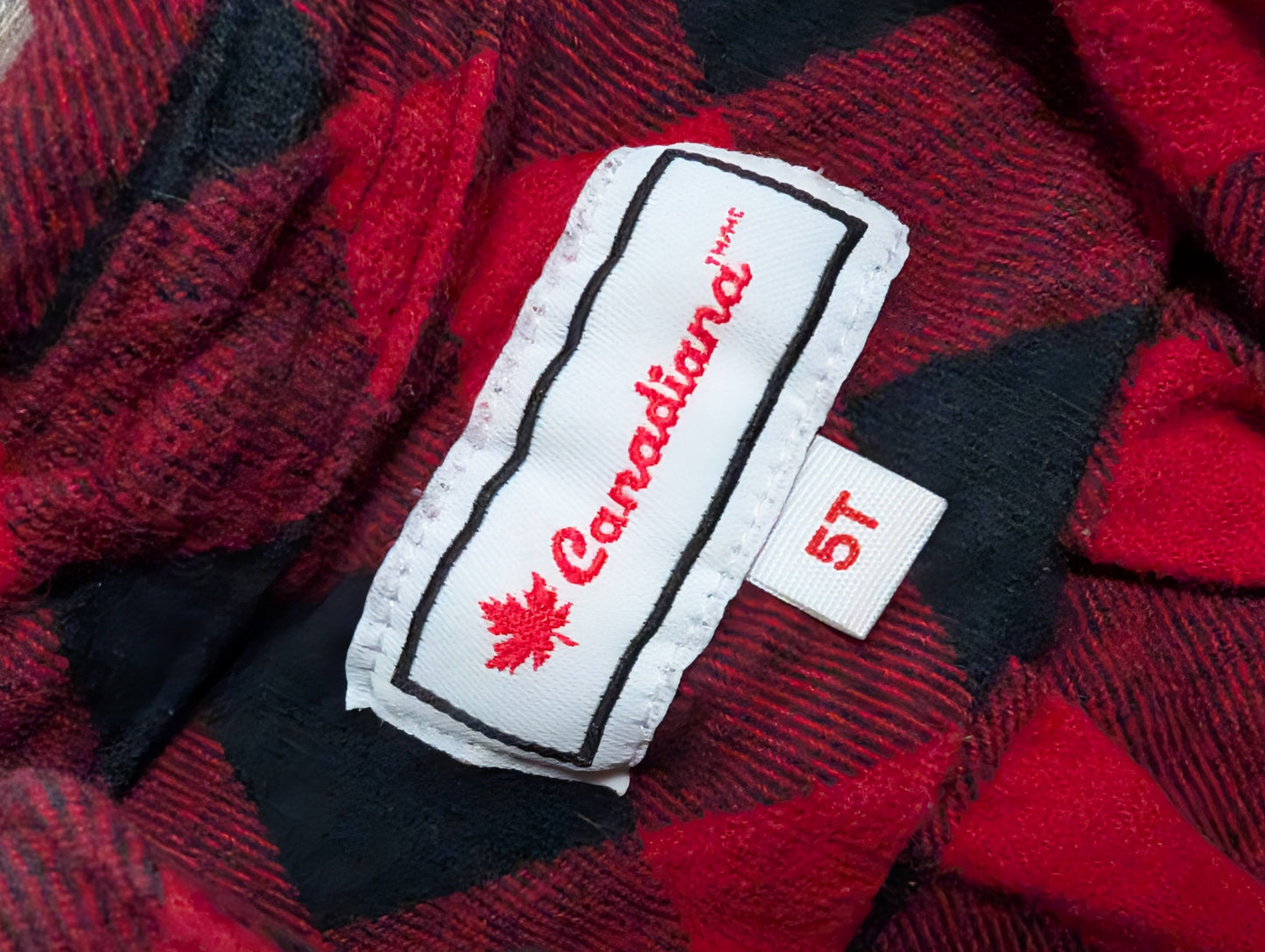 Chemise 5ans Canadiana