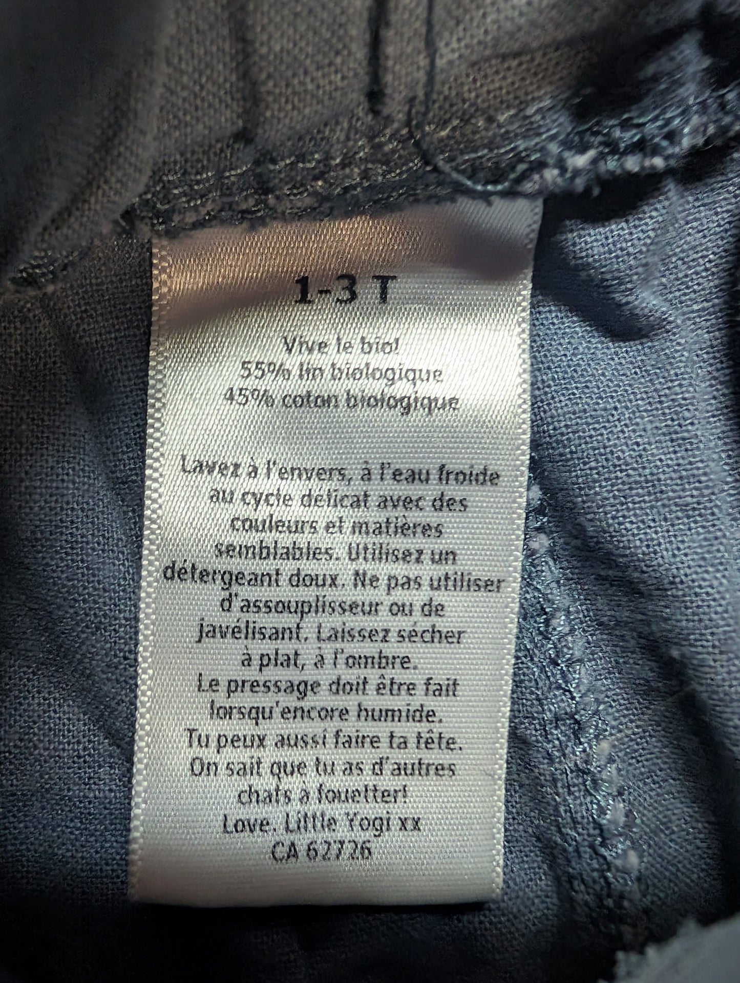 Pantalon 1-3ans Little Yogi*