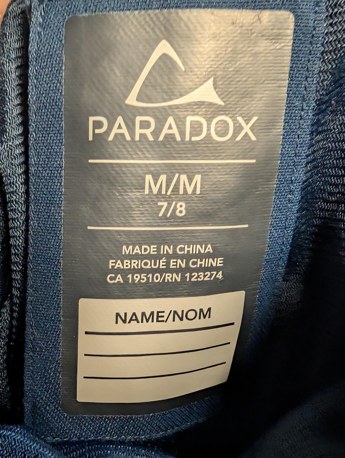 Pantalon mi-saison 7ans - 8ans Paradox