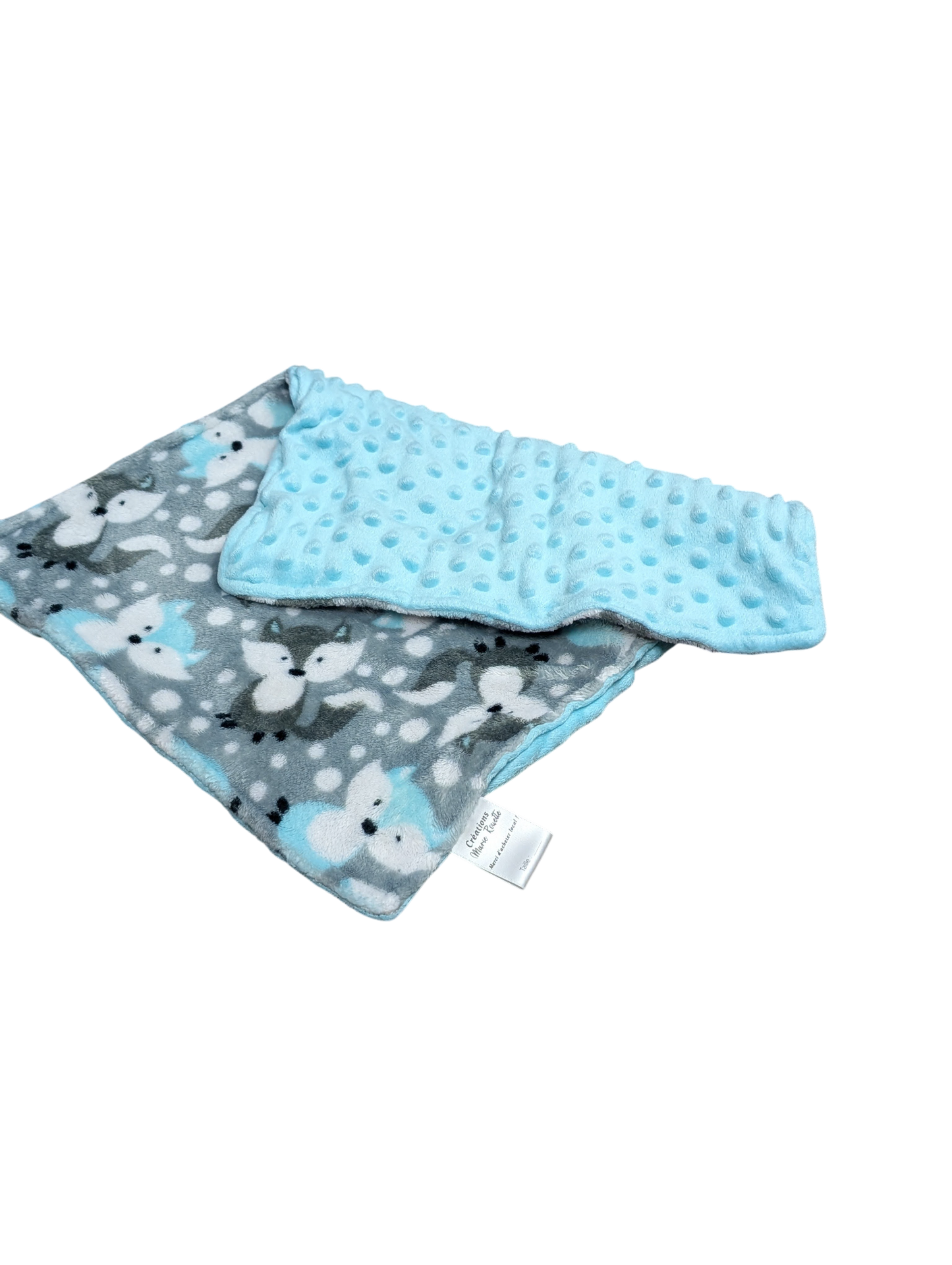 Couverture minky 12X18'' Créations Marie Rouette