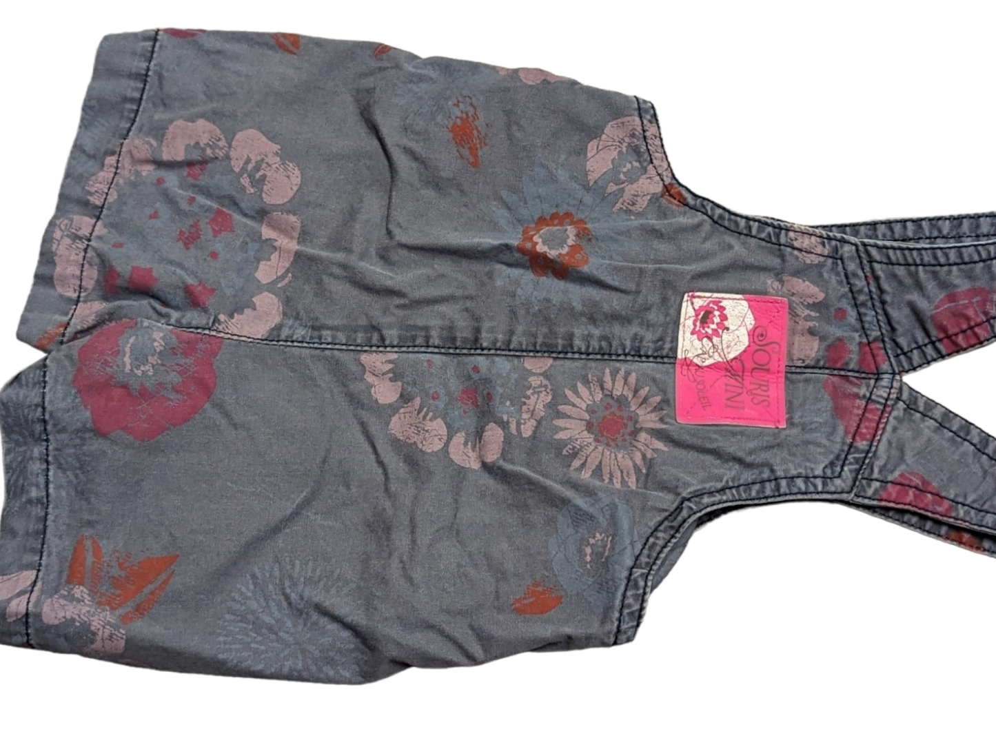 Salopette short 3-6mois Souris mini (C:PF)