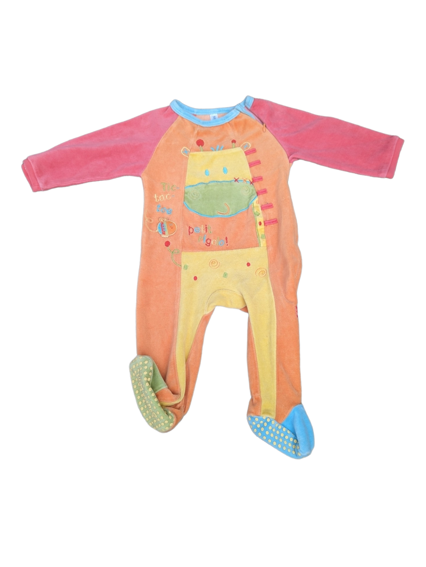 Pyjama velours 6-9mois Souris mini*