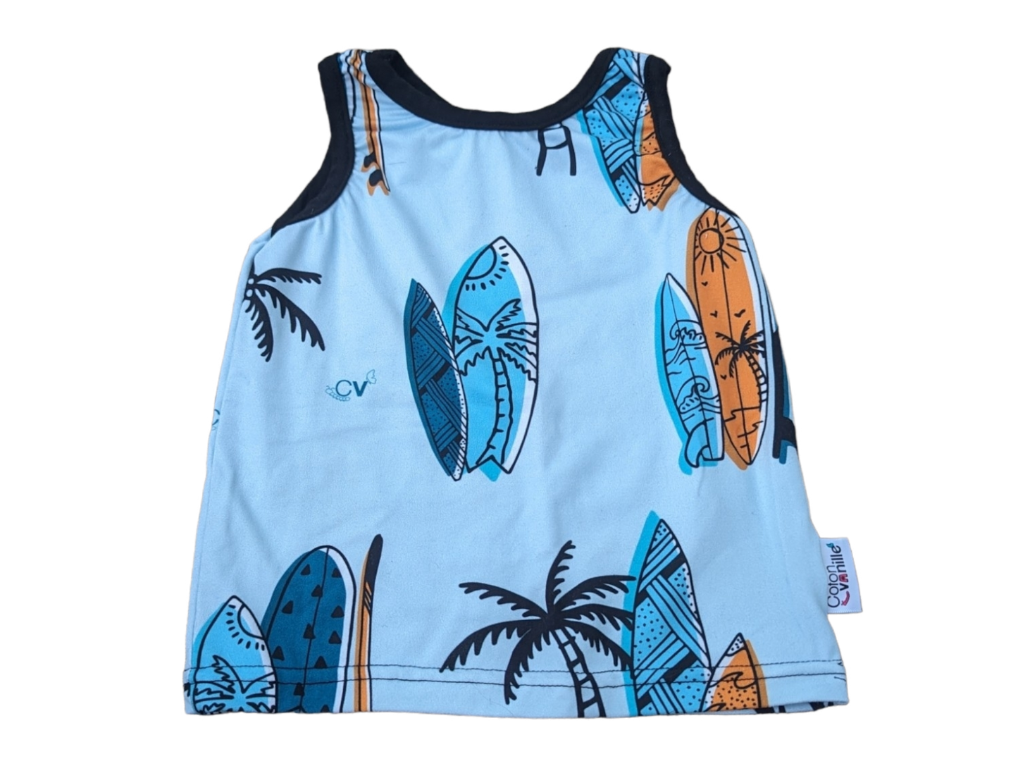 Camisole 6-12mois Coton Vanille