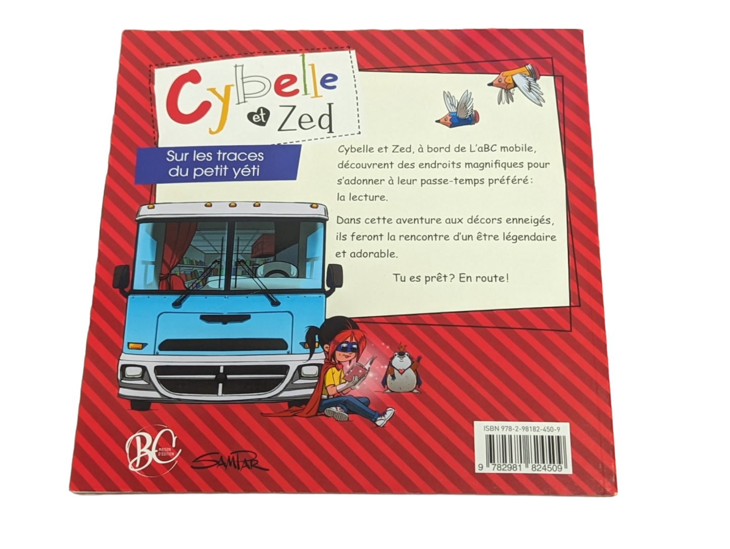 Livre Cybelle et Zed sur les traces du Yeti