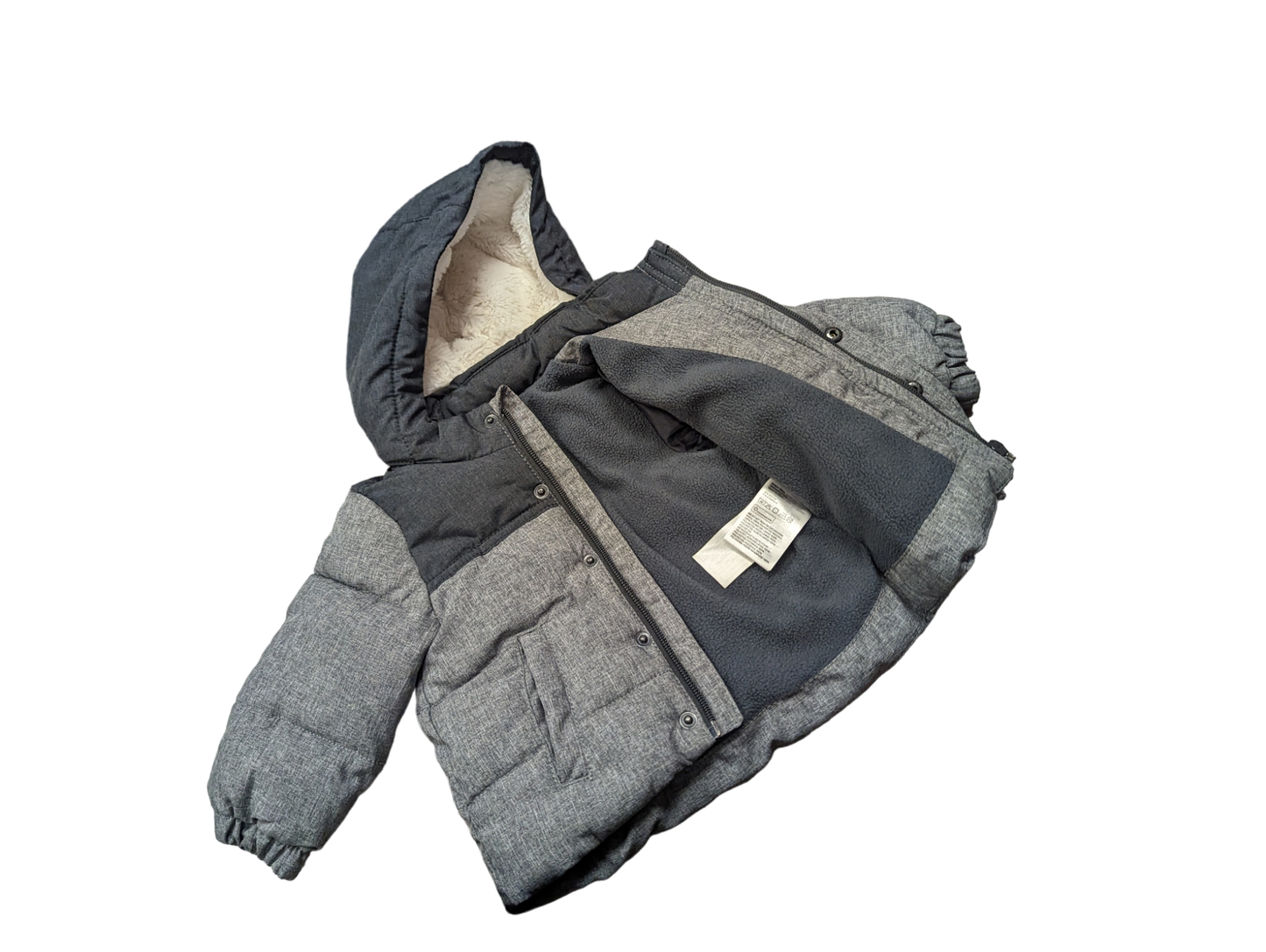 Manteau mi-saison ou hiver chaud 4-6mois H&M (C:KL)