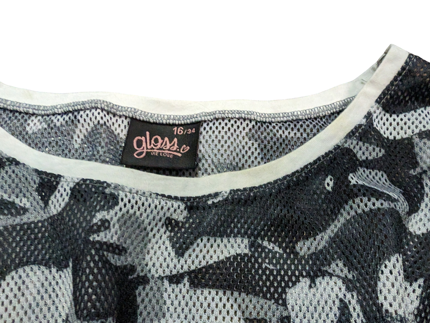 Chandail filet 16ans Gloss We Love*