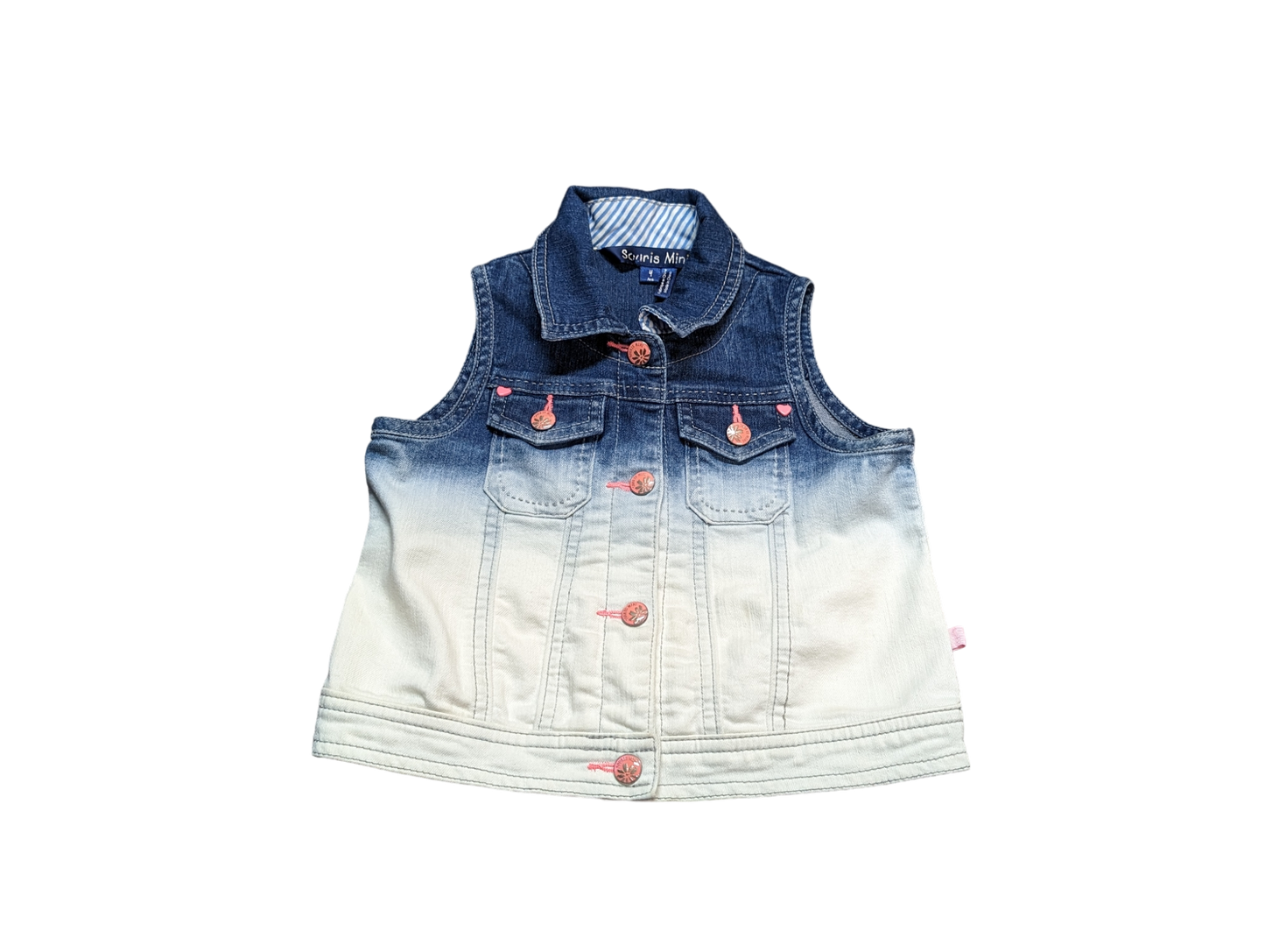 Veste sans manches en jeans 4ans Souris mini*