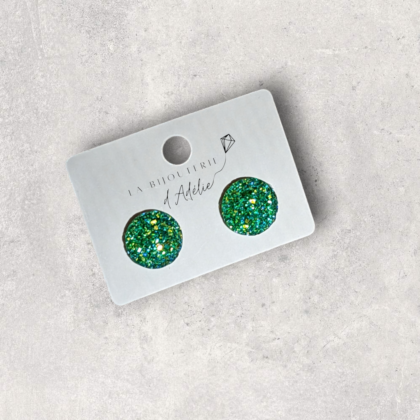 Boucle d'oreilles 12mm La bijouterie d'Adélie