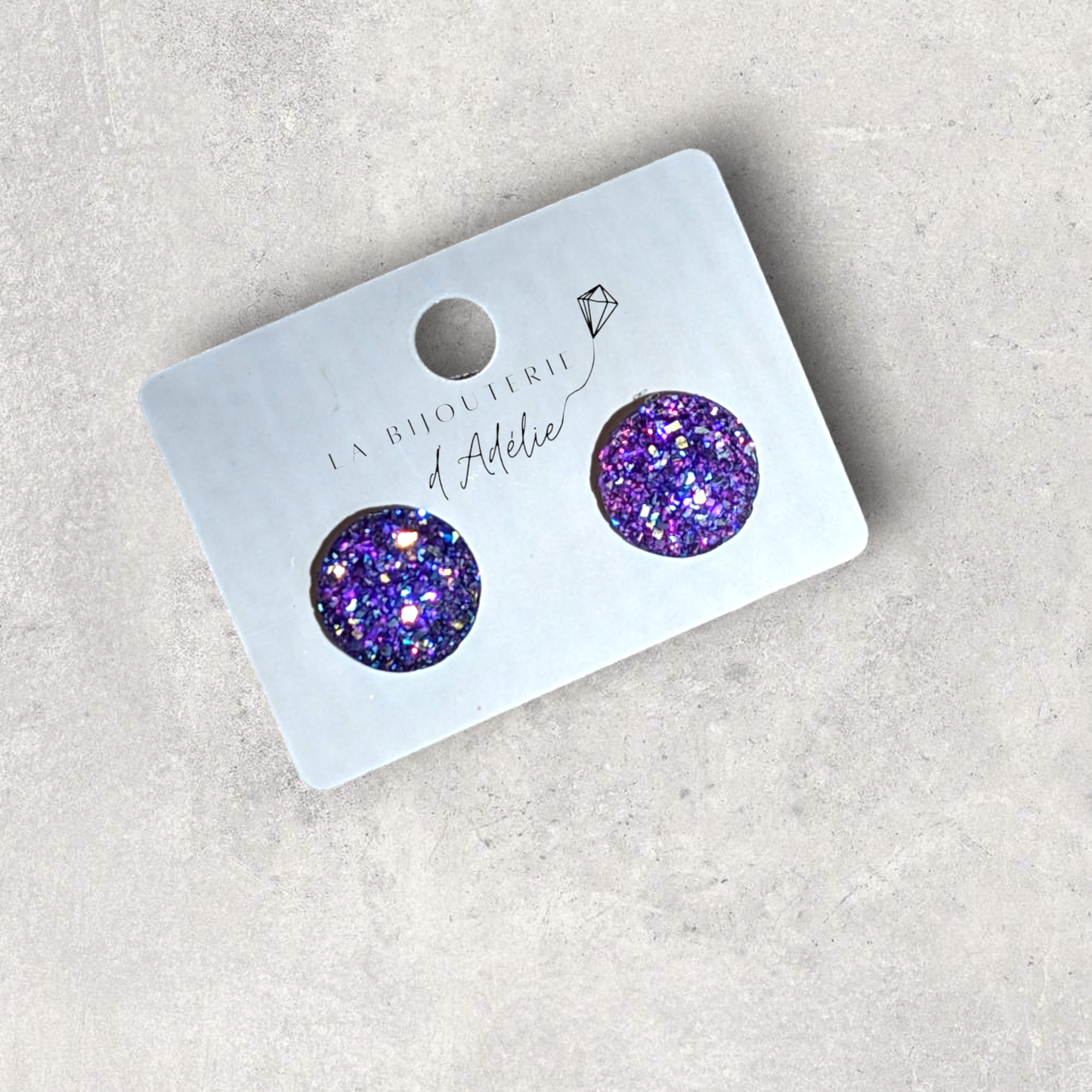 Boucle d'oreilles 12mm La bijouterie d'Adélie