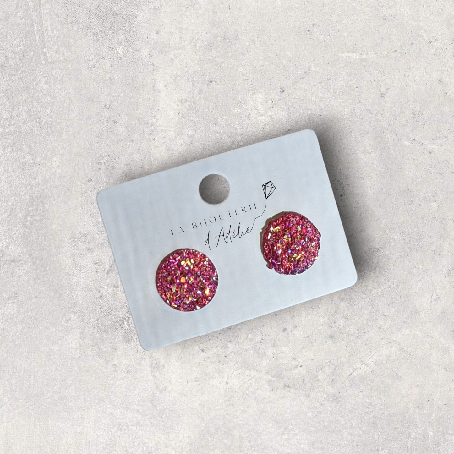 Boucle d'oreilles 12mm La bijouterie d'Adélie