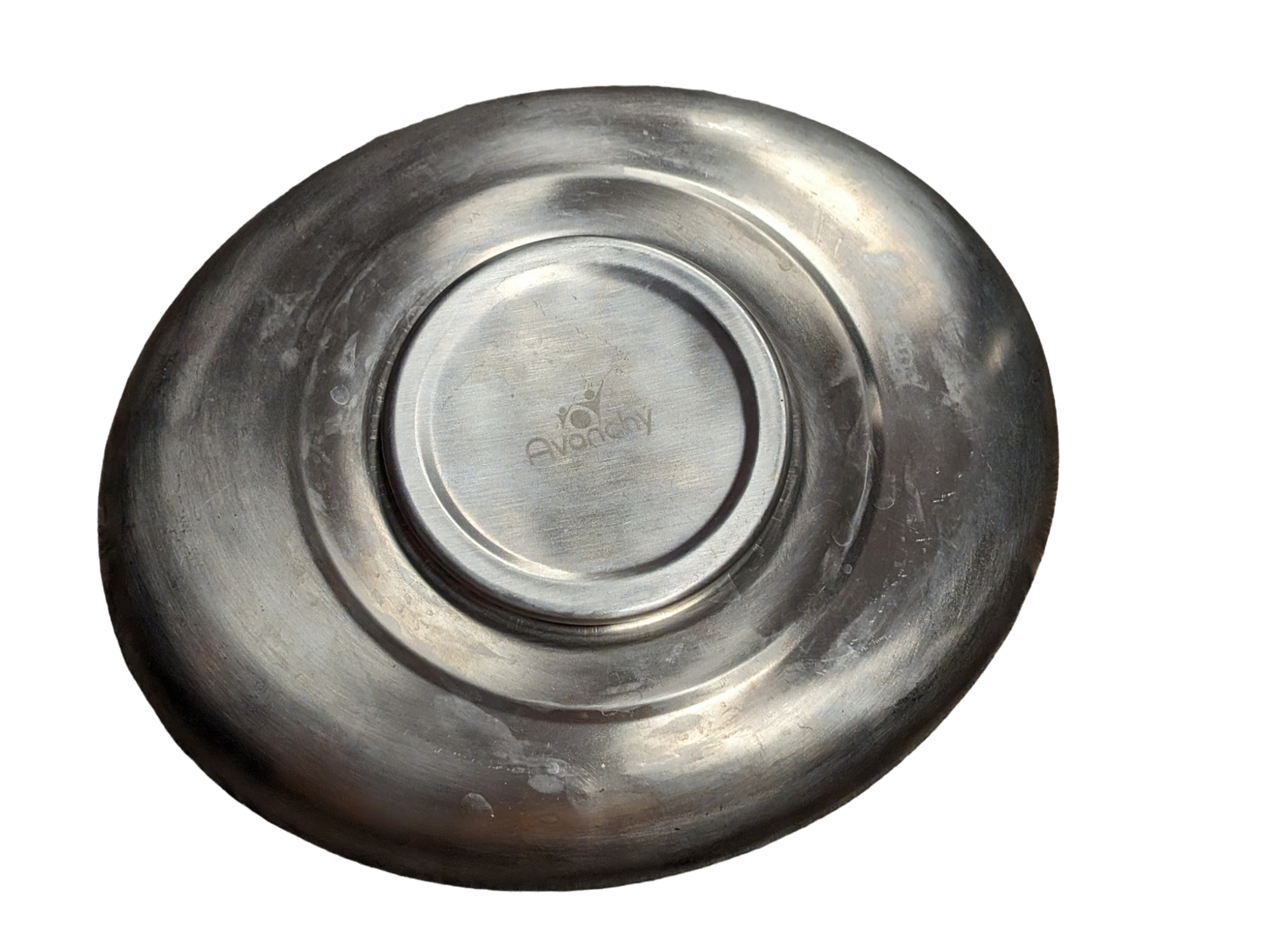 Assiette en acier inoxydable