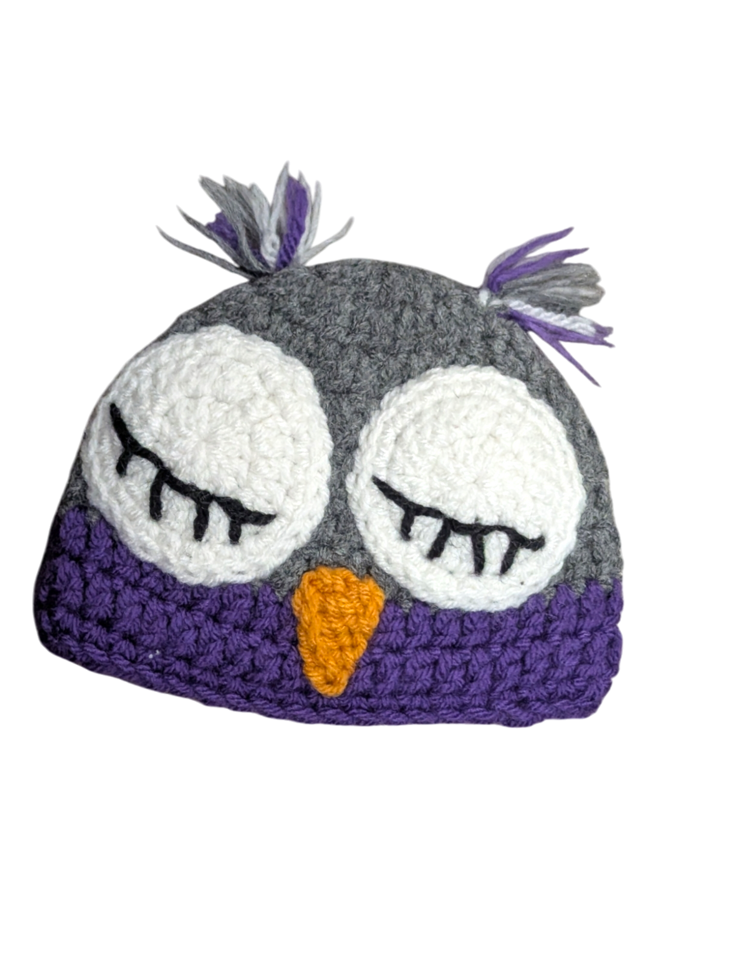Tuque nouveau-né tricotée main