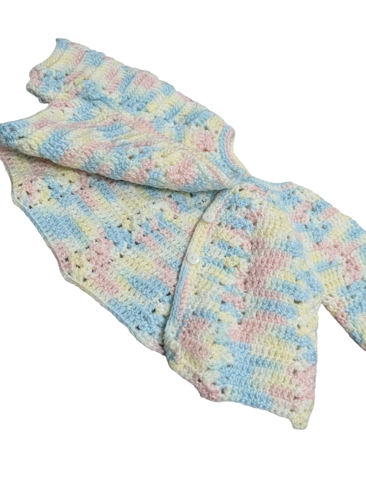 Veste tricot 3-6mois fait main