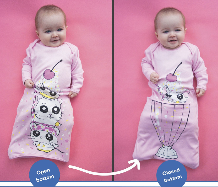 Dormeuse pochette souris 0-6mois Electrik Kidz Neuf