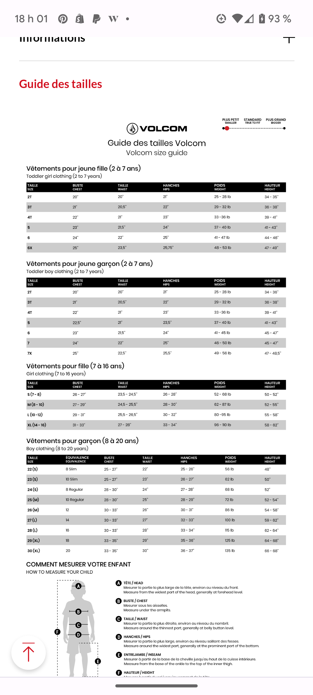 Chandail 10-12ans large Vamos Neuf