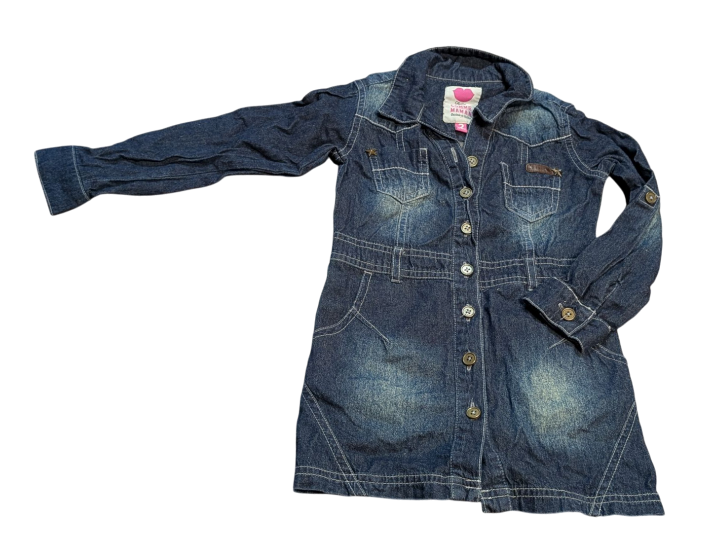 Tunique en jeans 2ans COmme Maman
