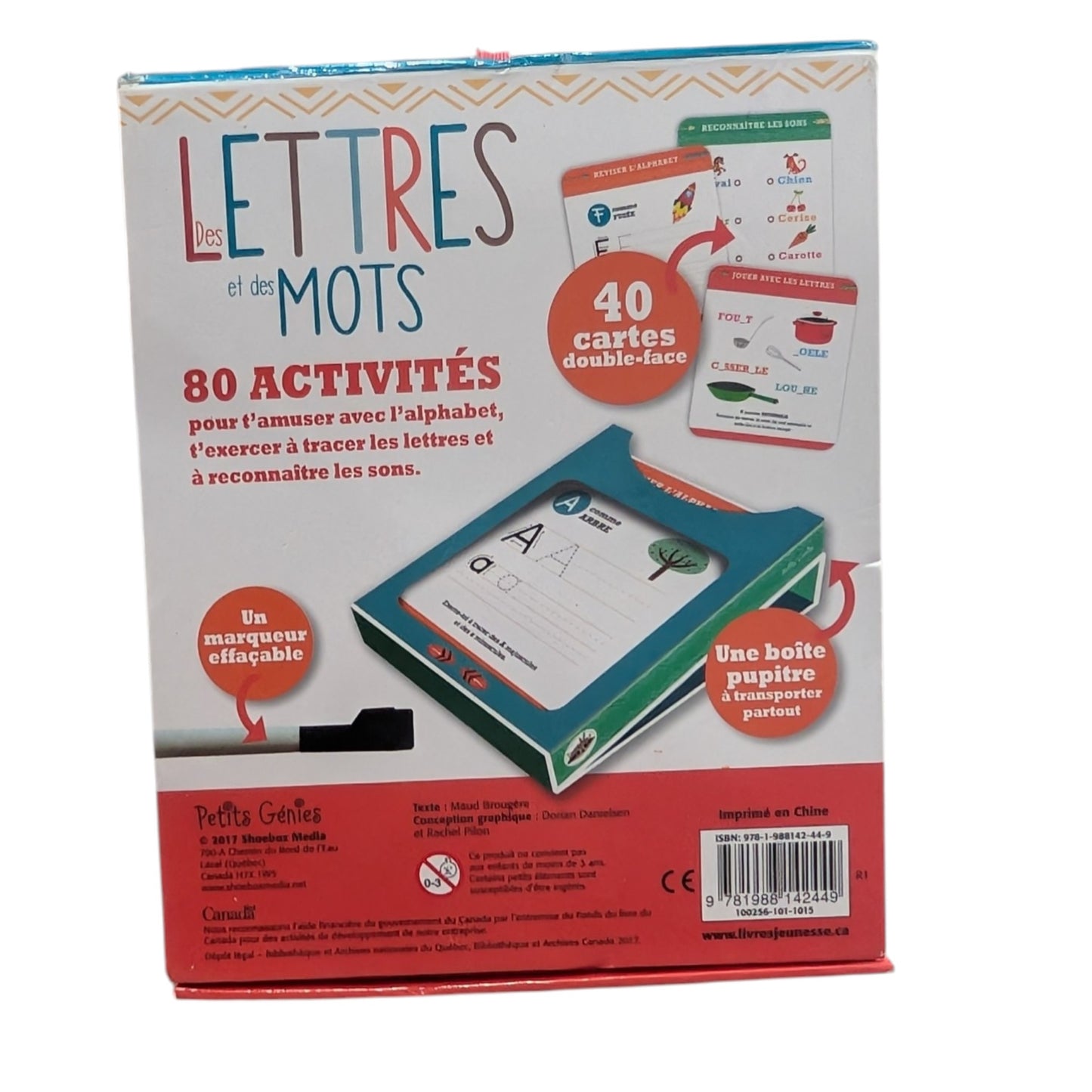 Coffret 80 jeux éclair Lettre et Mots