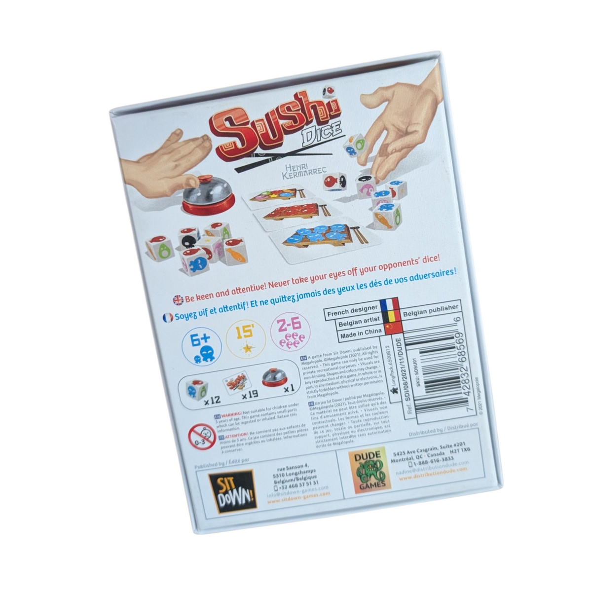 Jeu Sushi Dice Neuf