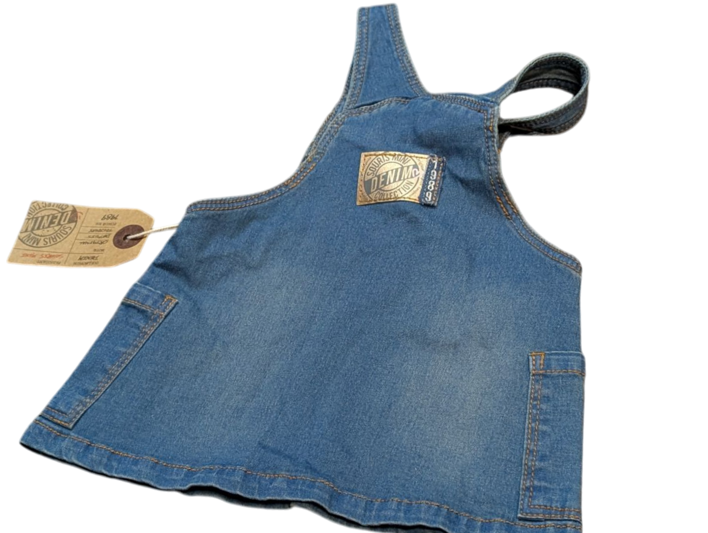 Robe salopette 6-9mois Souris Mini Neuf