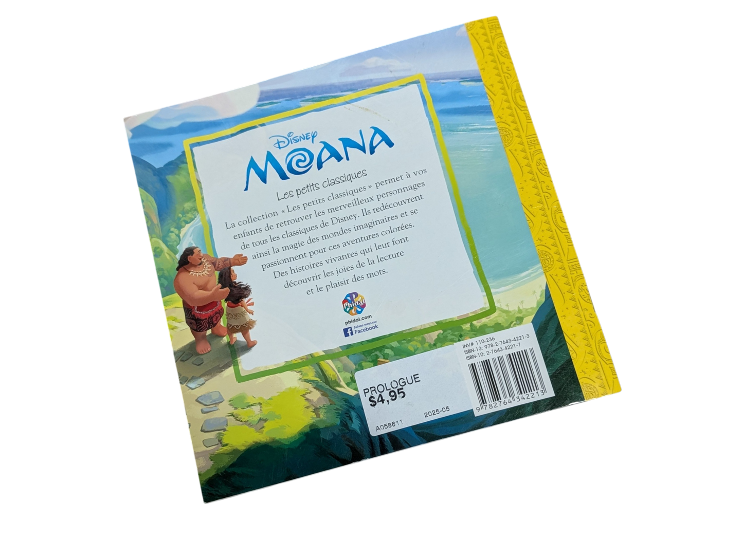 Livre Moana Disney