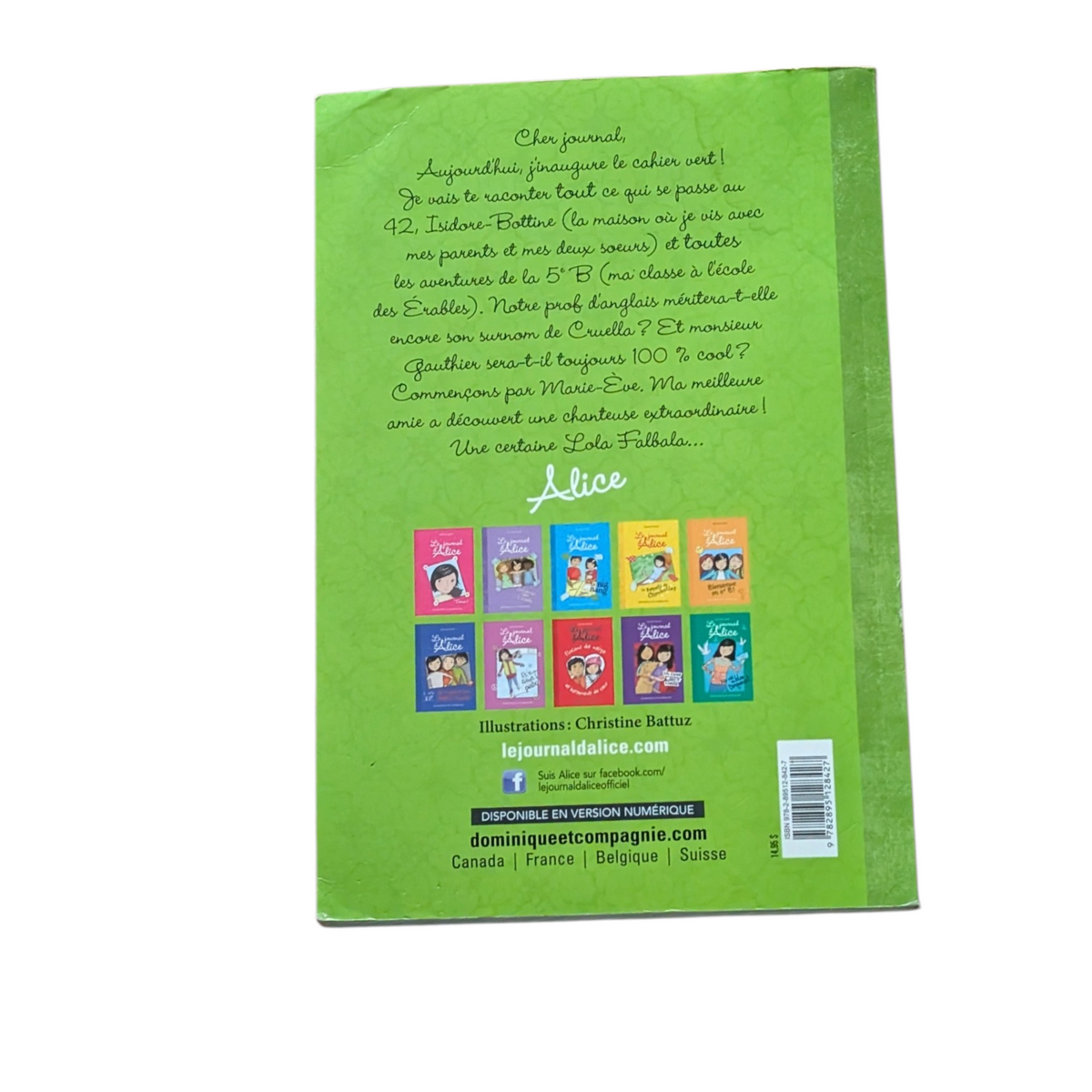 Livre Le journal d'Alice T.2