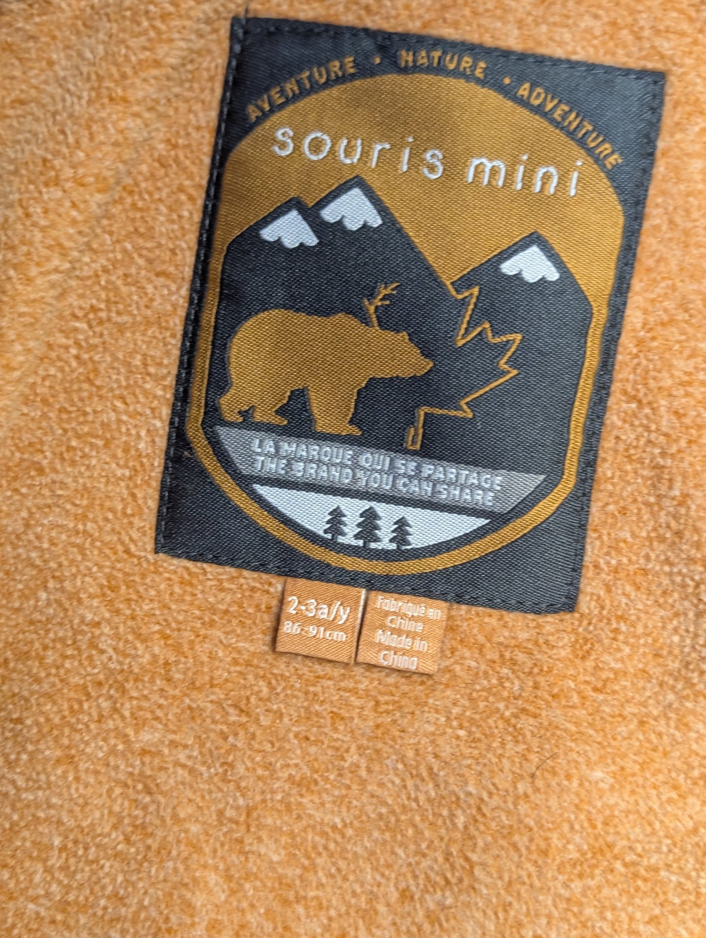 Habit hiver 2-3ans Souris mini*