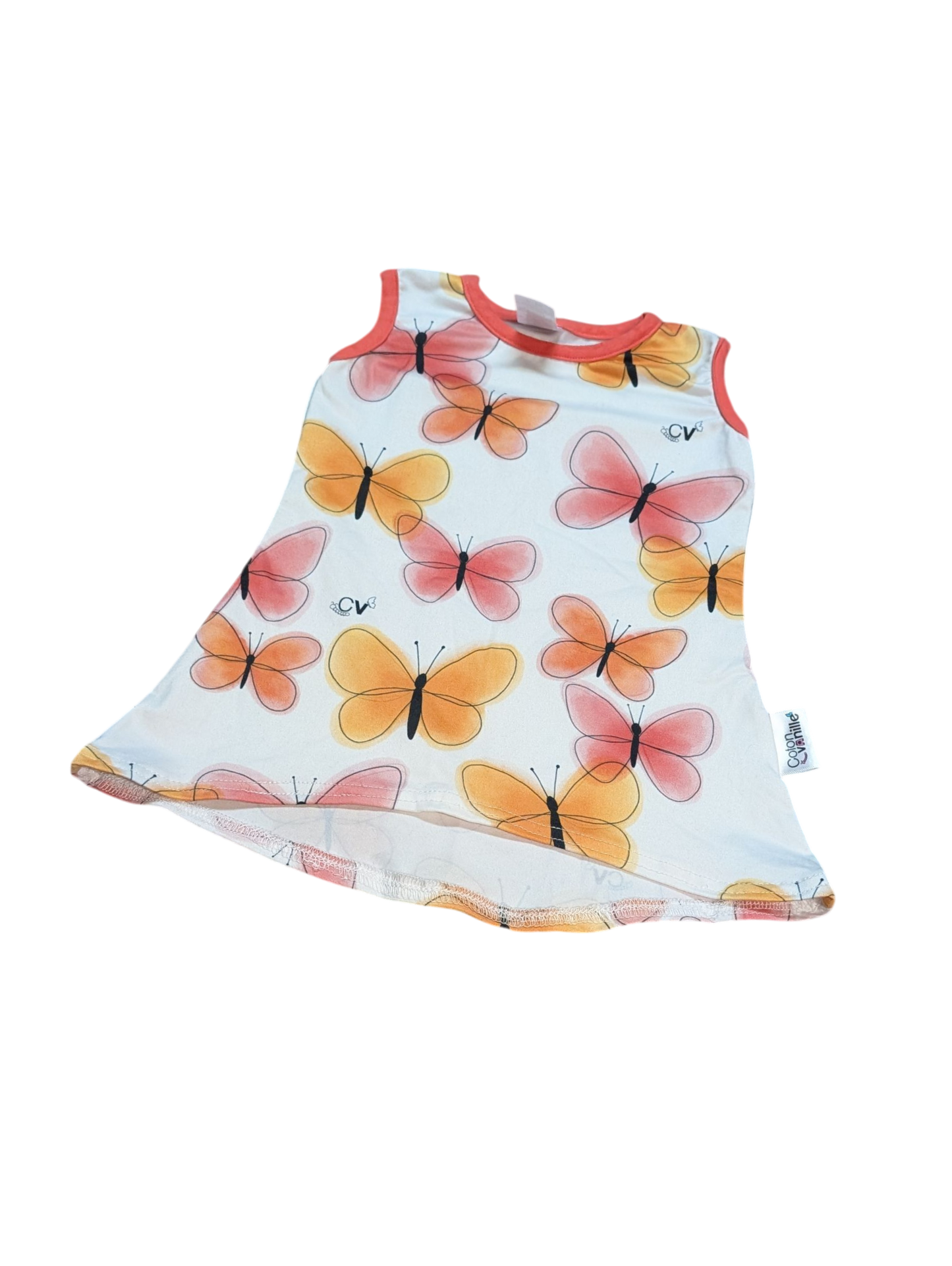 Camisole 6-12mois Coton Vanille