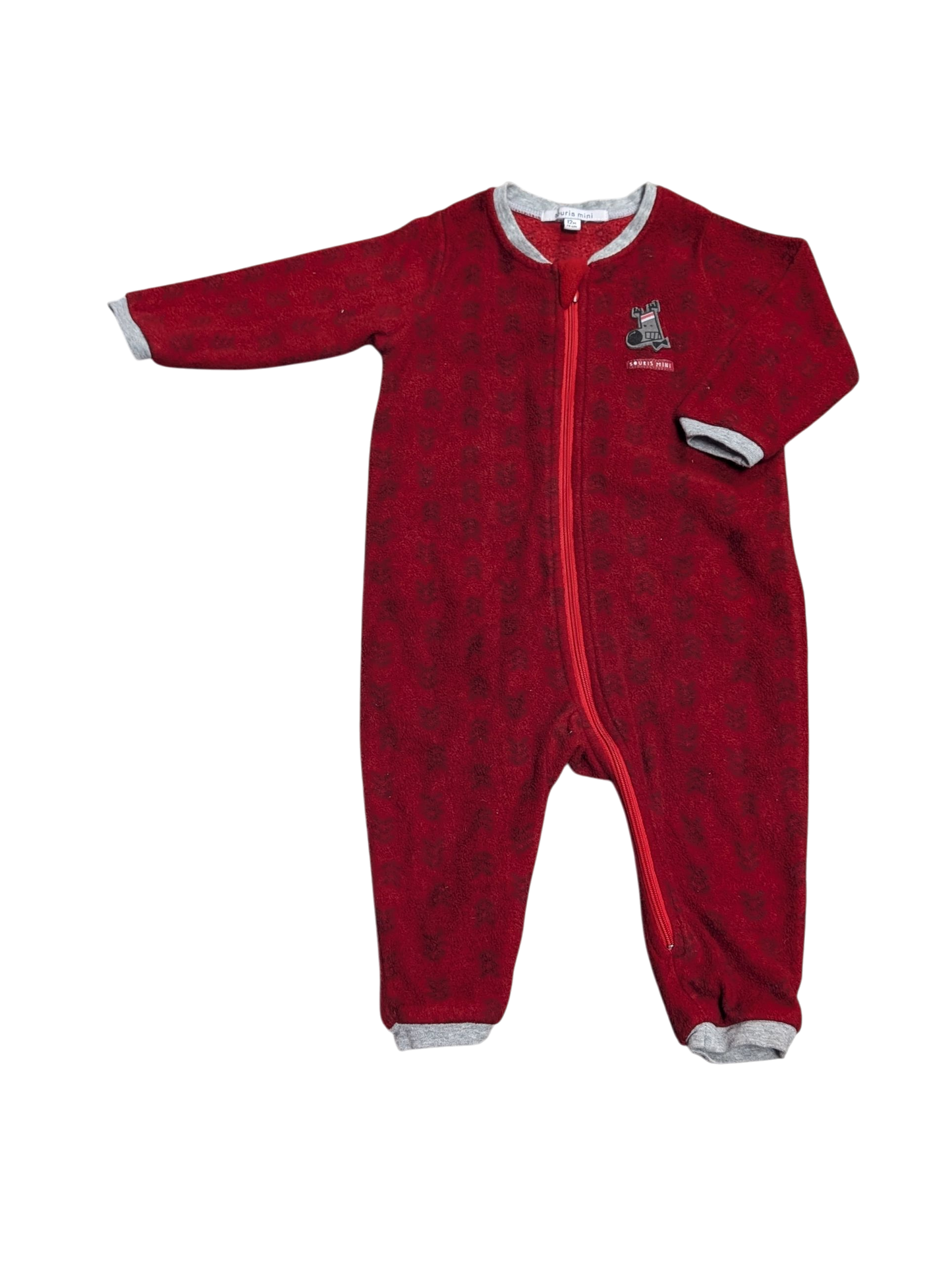 Pyjama polar 12mois Souris Mini