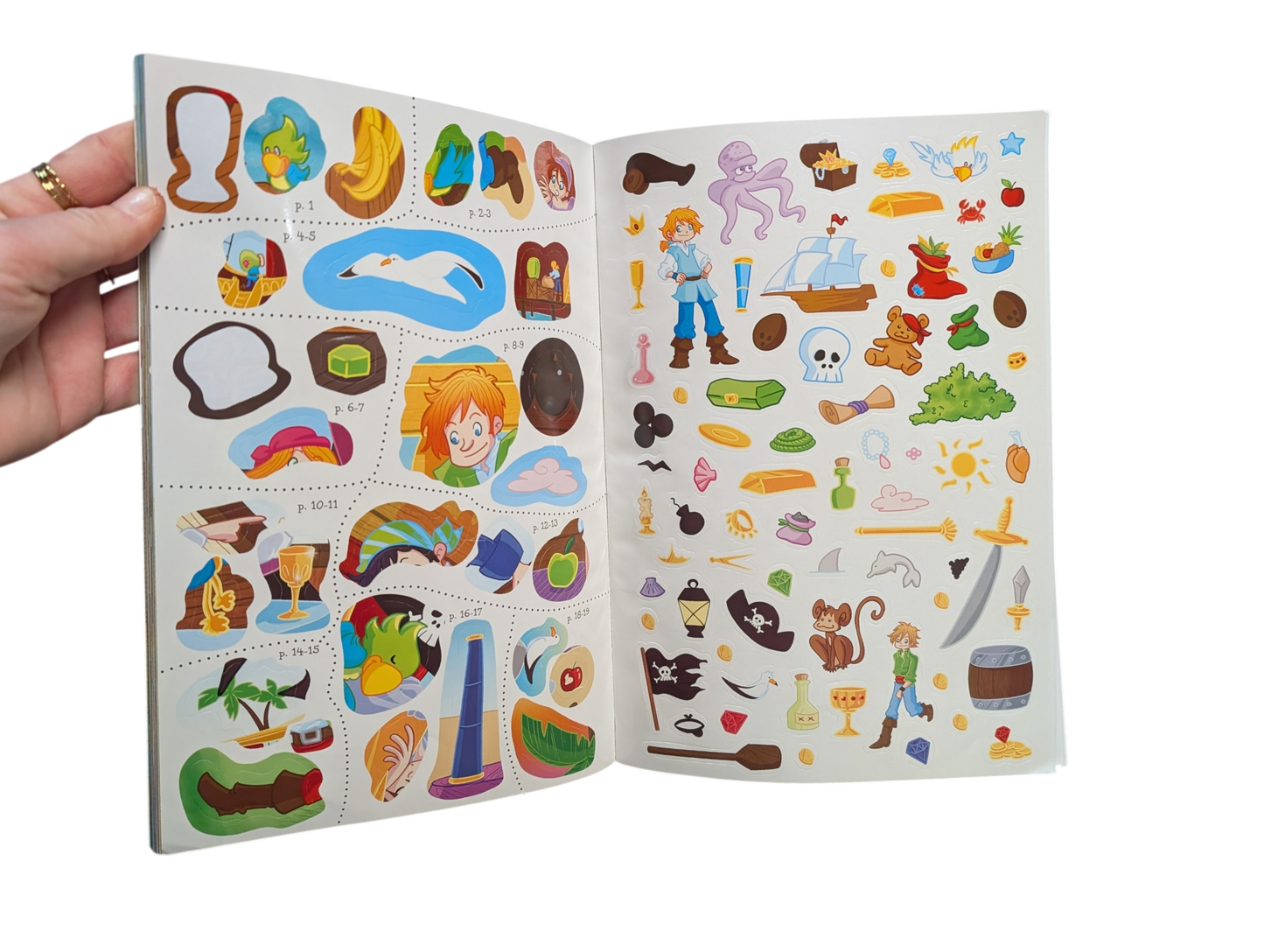 Livre À l'abordage matelos! avec autocollants*